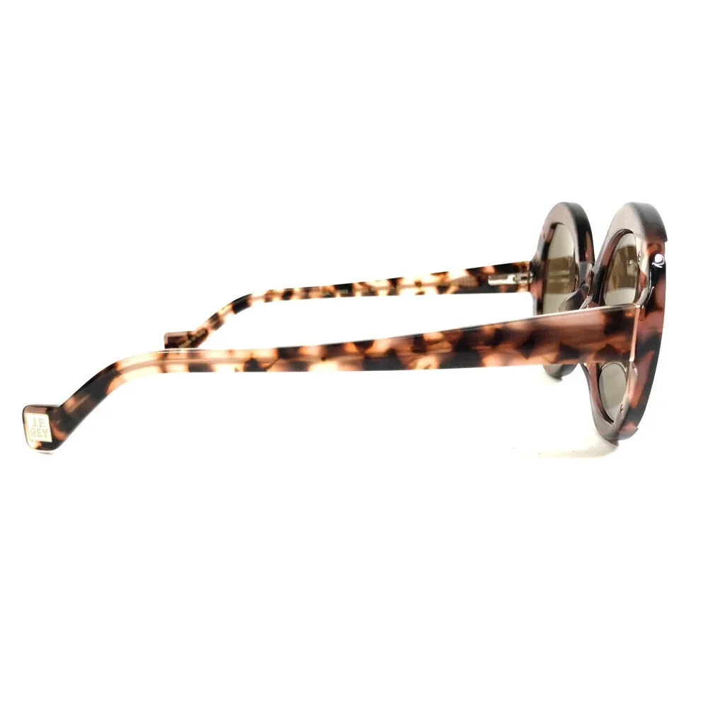 J.F. Rey Sunglasses AMANDA 9893 Brown Pink Tortoise with Brown Polarized Lenses